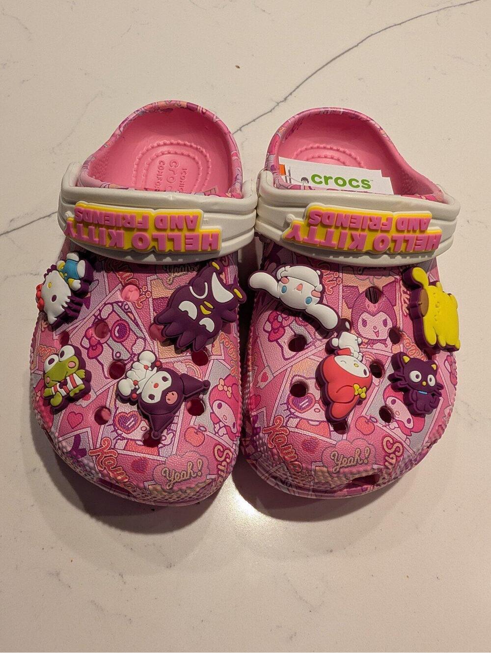 Crocs jello kitty sarino 10 10c